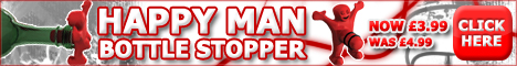 Happy Man Bottle Stopper