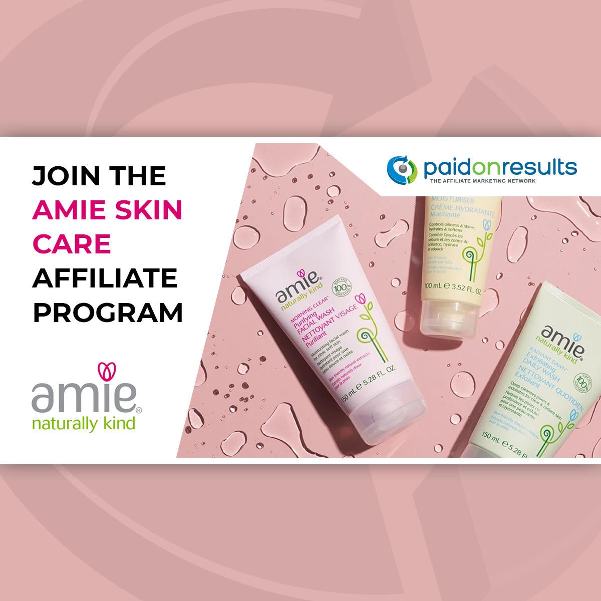 Amie Skin Care - Affiliate Marketing Program by Paid On Results